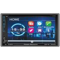 Power Acoustik Power Acoustik PD627B Double DIN 6.2 in. AM; FM; CD; DVD & BT with Capacitive Flat Glass Face PD627B